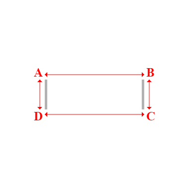 Bâche plate rectangle en Protect cover 705 670gr/m², toile PVC Etanche Blanc - 2x0.6m