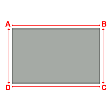 Bâche plate rectangle en Protect cover 705 670gr/m², toile PVC Etanche Gris clair - 4x2.5m