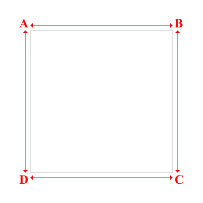 Bâche plate rectangle en Protect cover 705 670gr/m², toile PVC Etanche Blanc RAL 9016 - 2.8000000000000003x2.8000000000000003m