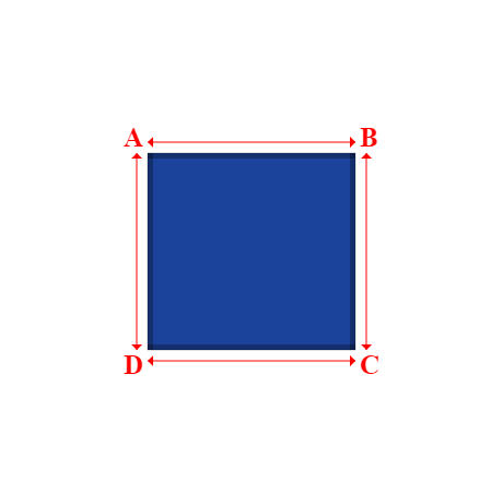 Bâche plate rectangle en Protect covert 905F3 900gr/m², toile PVC Etanche Bleu foncé - 1.9000000000000001x1.8m