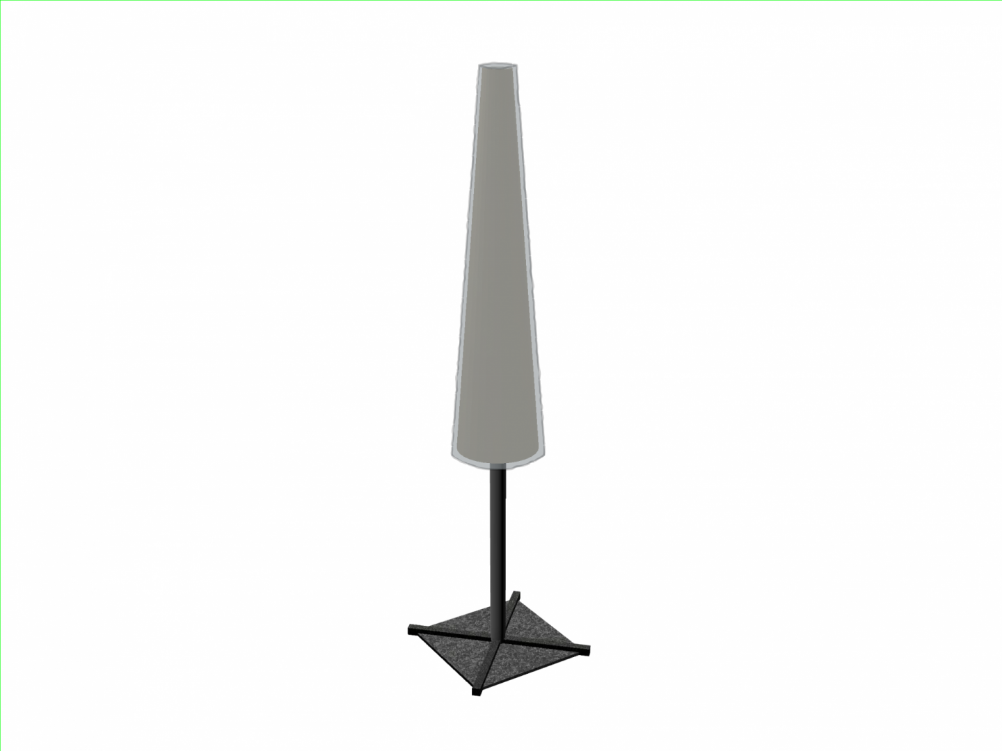 Parasol de jardin en Flexlight Lodge 6002 630gr/m² Gris 6002-20024