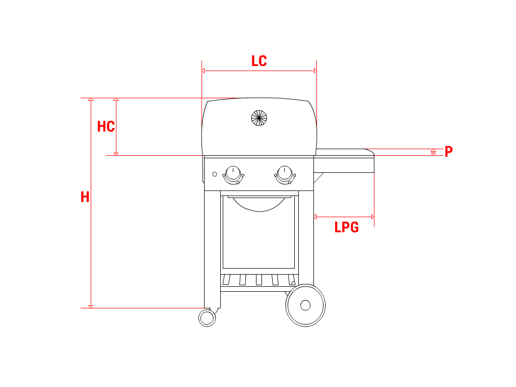 Housse de barbecue   en  