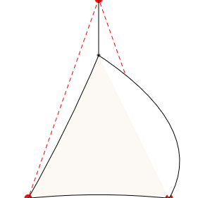 Voile d'ombrage triangle en Soltis Lounge 96 Blanc 96-8102 - 0x0x0m