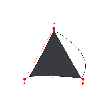 Voile d'ombrage triangle en Soltis Lounge 96 Anthracite 96-2047 - 0x0x0m