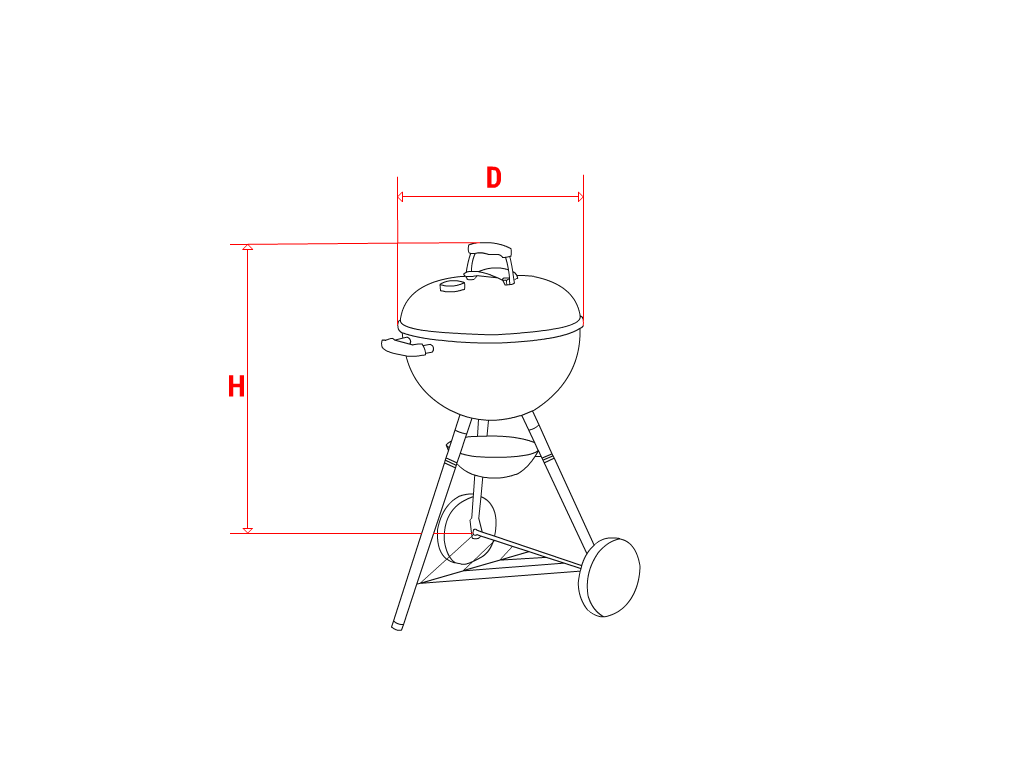 Housse de barbecue   en Protect cover 705 670gr/m², toile PVC Etanche Gris clair RAL 7038