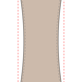 Voile d'ombrage rectangle en Soltis Lounge 96 Sandy beige 96-2135 - 3,00x7,50m