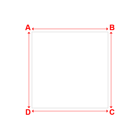 Bâche plate rectangle en Protect cover 705 670gr/m², toile PVC Etanche Blanc RAL 9016 - 2.5x2.5m