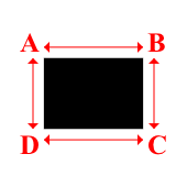Bâche plate rectangle en Protect cover 705 670gr/m², toile PVC Etanche Noir RAL 9005 - 2.3000000000000003x1.6400000000000001m