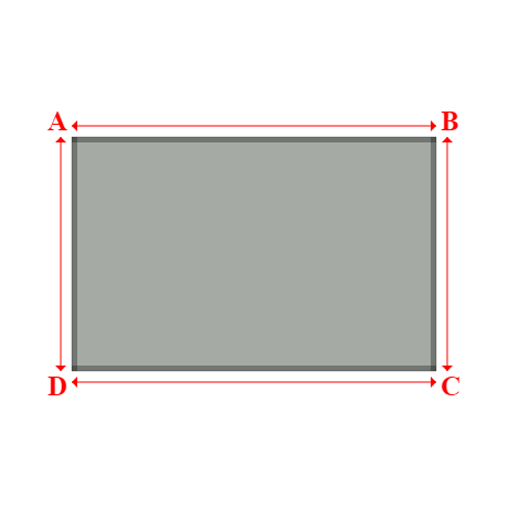 Bâche plate rectangle en Protect cover 705 670gr/m², toile PVC Etanche Gris clair RAL 7038 - 3.3000000000000003x2.12m