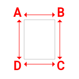 Bâche plate rectangle en Membrane PVC 670gr/m² Blanc RAL 9016 - 3.5x4.5m