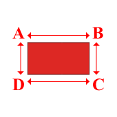 Bâche plate rectangle en Membrane PVC 670gr/m² Rouge RAL 3002 - 5x2.6m