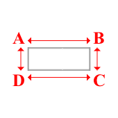 Bâche plate rectangle en Membrane PVC 670gr/m² Blanc RAL 9016 - 2.57x0.9400000000000001m