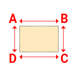 Bâche plate rectangle en Membrane PVC 670gr/m² Beige ral 1015 - 6x4m