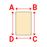 Bâche plate rectangle sur mesure en Membrane PVC 670gr/m² Beige ral 1015 - 2.00x3.00m