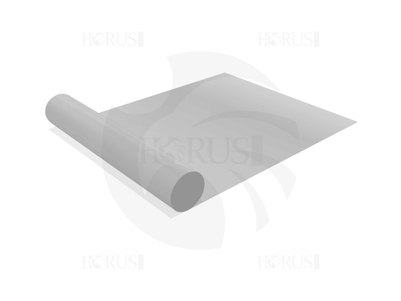 Bâche à la coupe - 2m X 2.7m - Membrane PVC 670gr/m² Blanc RAL 9016