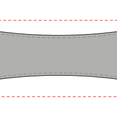 Voile d'ombrage rectangle en Soltis Perform 92 alu/gris moyen 92-2074 - 6,99x2,19x6,39x2,19m