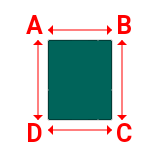 Bâche plate rectangle sur mesure en Protect covert 905F3 900gr/m², toile PVC Etanche Vert industrie - 4.00x5.00m