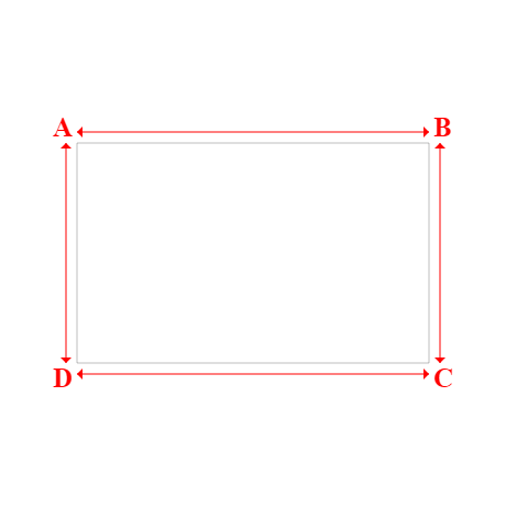 Bâche plate rectangle sur mesure en Protect covert 905F3 900gr/m², toile PVC Etanche Blanc - 3.20x2.00m