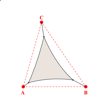 Voile d'ombrage triangle en Soltis Lounge 96 Karité 96-50843 - 1,98x2,32x2,16m