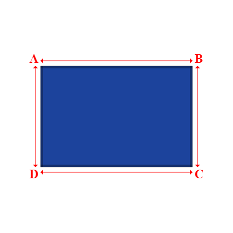 Bâche plate rectangle sur mesure en Protect covert 905F3 900gr/m², toile PVC Etanche Bleu foncé - 3.00x2.00m
