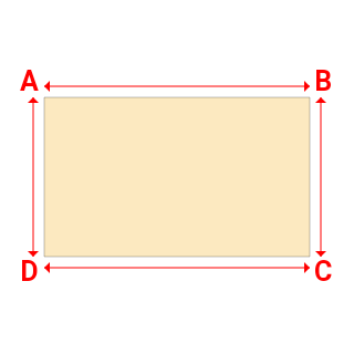 Bâche plate rectangle sur mesure en Membrane PVC 670gr/m² Beige ral 1015 - 10.00x6.00m