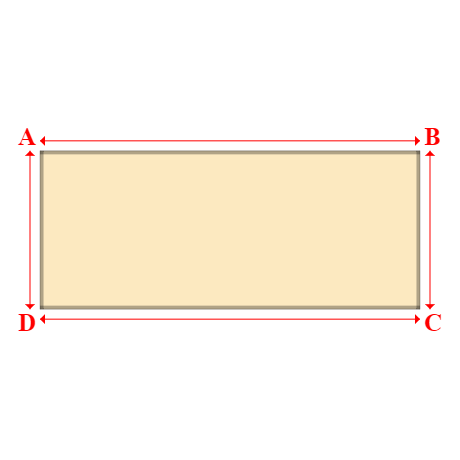 Bâche plate rectangle sur mesure en Membrane PVC 670gr/m² Beige ral 1015 - 5.40x2.25m