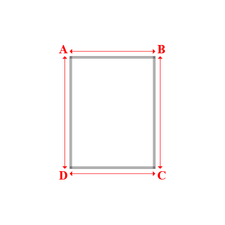 Bâche plate rectangle sur mesure en Protect covert 905F3 900gr/m², toile PVC Etanche Blanc - 1.75x2.30m