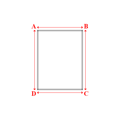 Bâche plate rectangle sur mesure en Protect covert 905F3 900gr/m², toile PVC Etanche Blanc - 1.75x2.30m