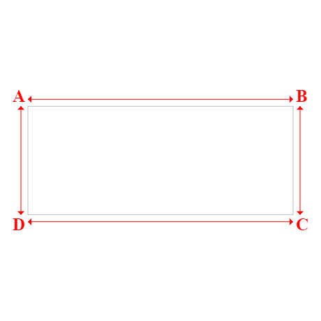 Bâche plate rectangle sur mesure en Protect covert 905F3 900gr/m², toile PVC Etanche Blanc - 11.00x4.50m