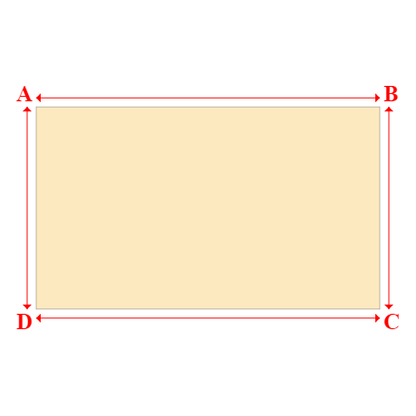 Bâche plate rectangle sur mesure en Membrane PVC 670gr/m² Beige ral 1015 - 8.50x5.00m