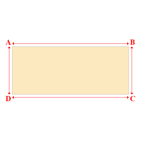 Bâche plate rectangle sur mesure en Membrane PVC 670gr/m² Beige ral 1015 - 11.00x4.50m