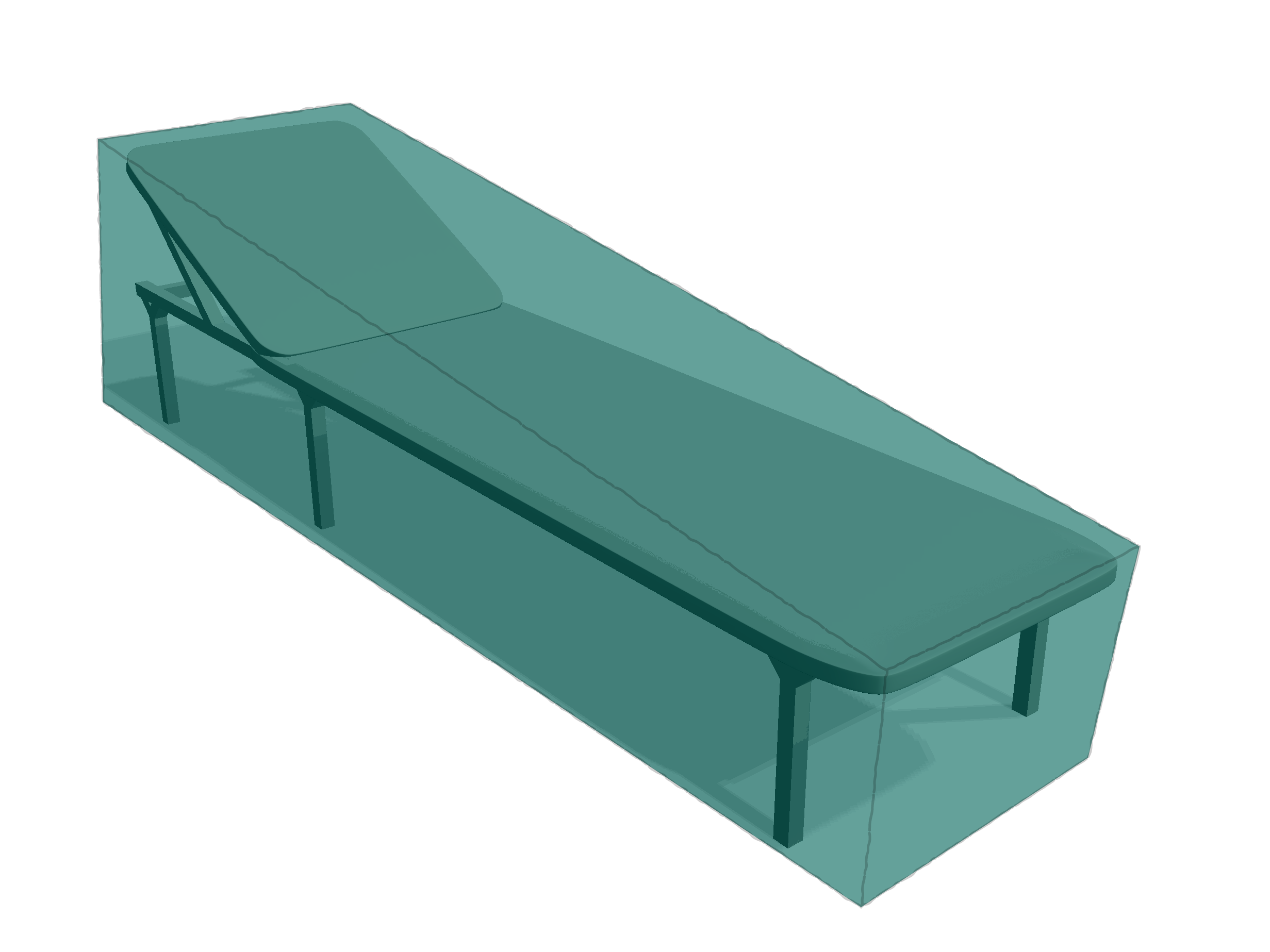 Transat en Membrane PVC 670gr/m² Vert industrie RAL 6026