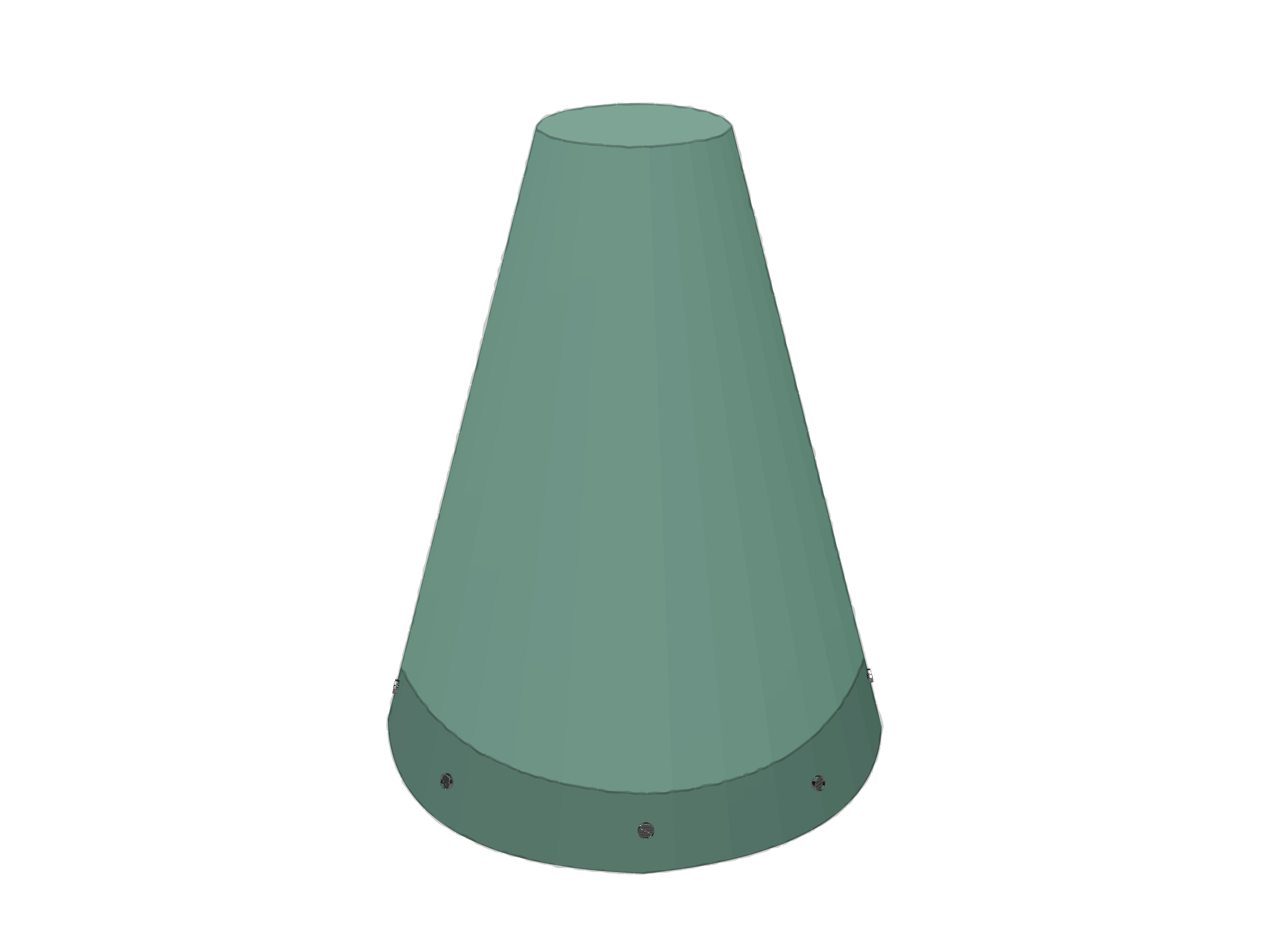 Housse Conique en POLY420 Vert