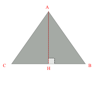 Bâche plate triangle en Membrane PVC 670gr/m² Gris clair RAL 7038 - 4.00x4.00x4.00m