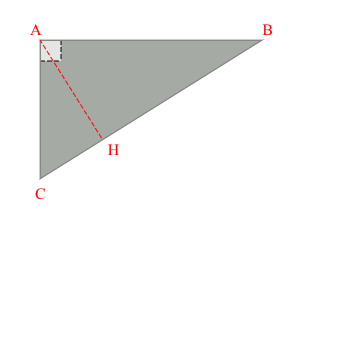 Bâche plate triangle en Membrane PVC 670gr/m² Gris clair RAL 7038 - 3.20x3.77x2.00m