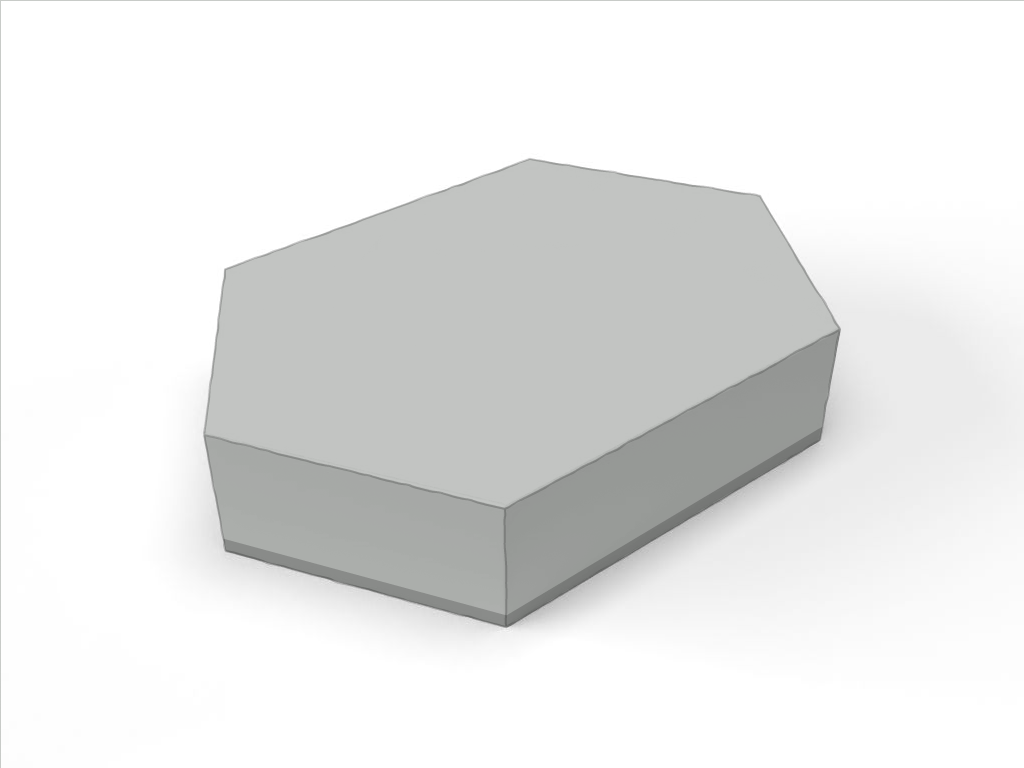 Housse Hexagonale en Membrane PVC 670gr/m² Gris clair RAL 7038