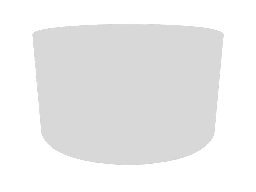 Housse Ronde en Membrane PVC 670gr/m² Gris clair RAL 7038