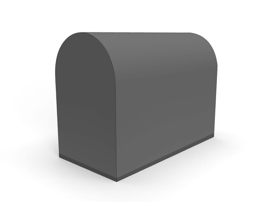 Housse Coffre en Membrane PVC 670gr/m² Noir RAL 9005