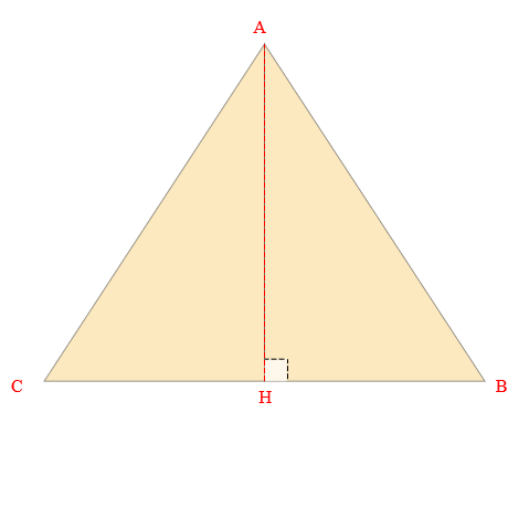 Bâche plate triangle en Membrane PVC 670gr/m² Beige ral 1015 - 4.00x4.00x4.00m