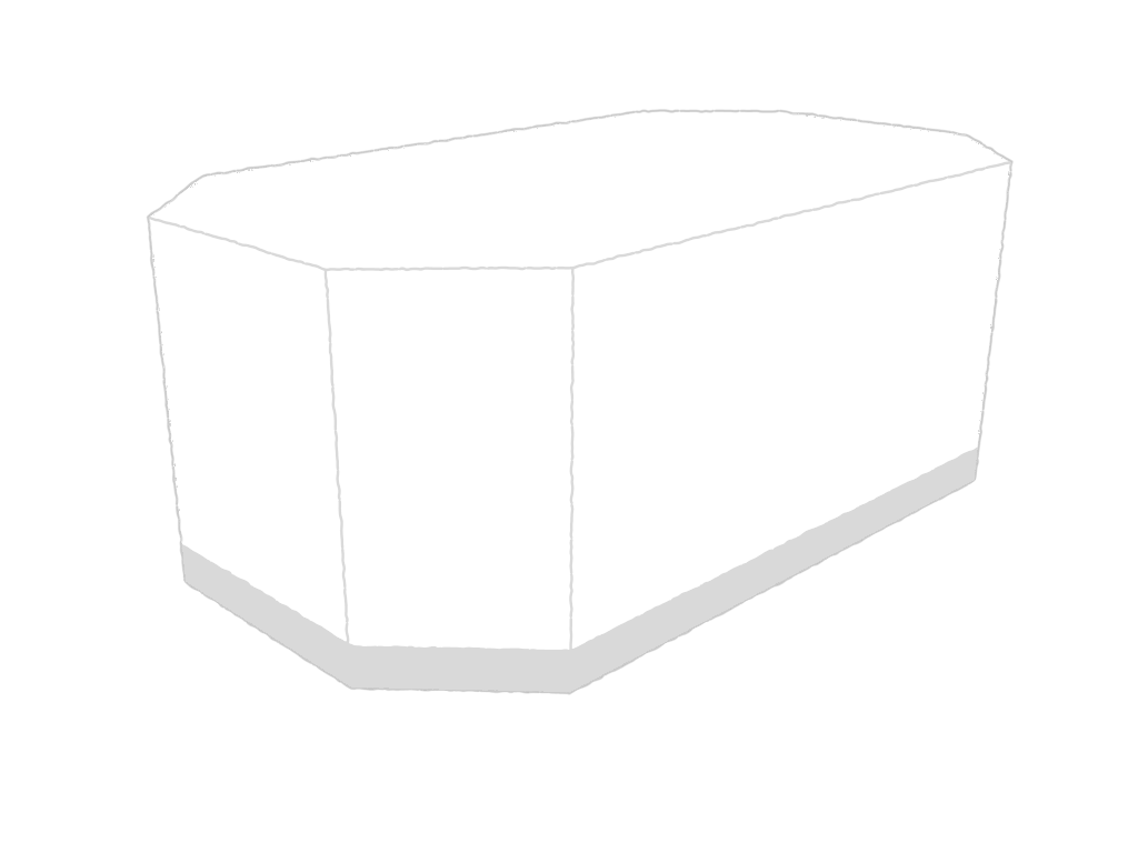 Housse Octogonale en Membrane PVC 670gr/m² Beige ral 1015