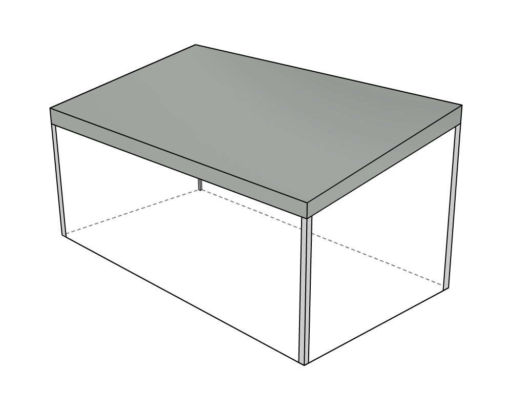 Bâche de toit pour terrasse dee mobil-home