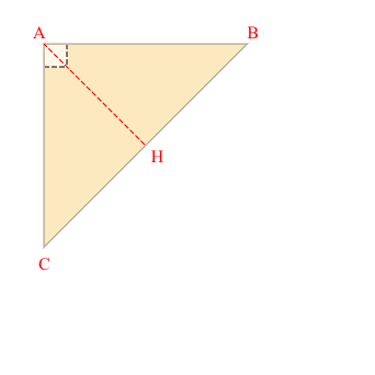 Bâche plate triangle en Membrane PVC 670gr/m² Beige ral 1015 - 4.00x5.66x4.00m
