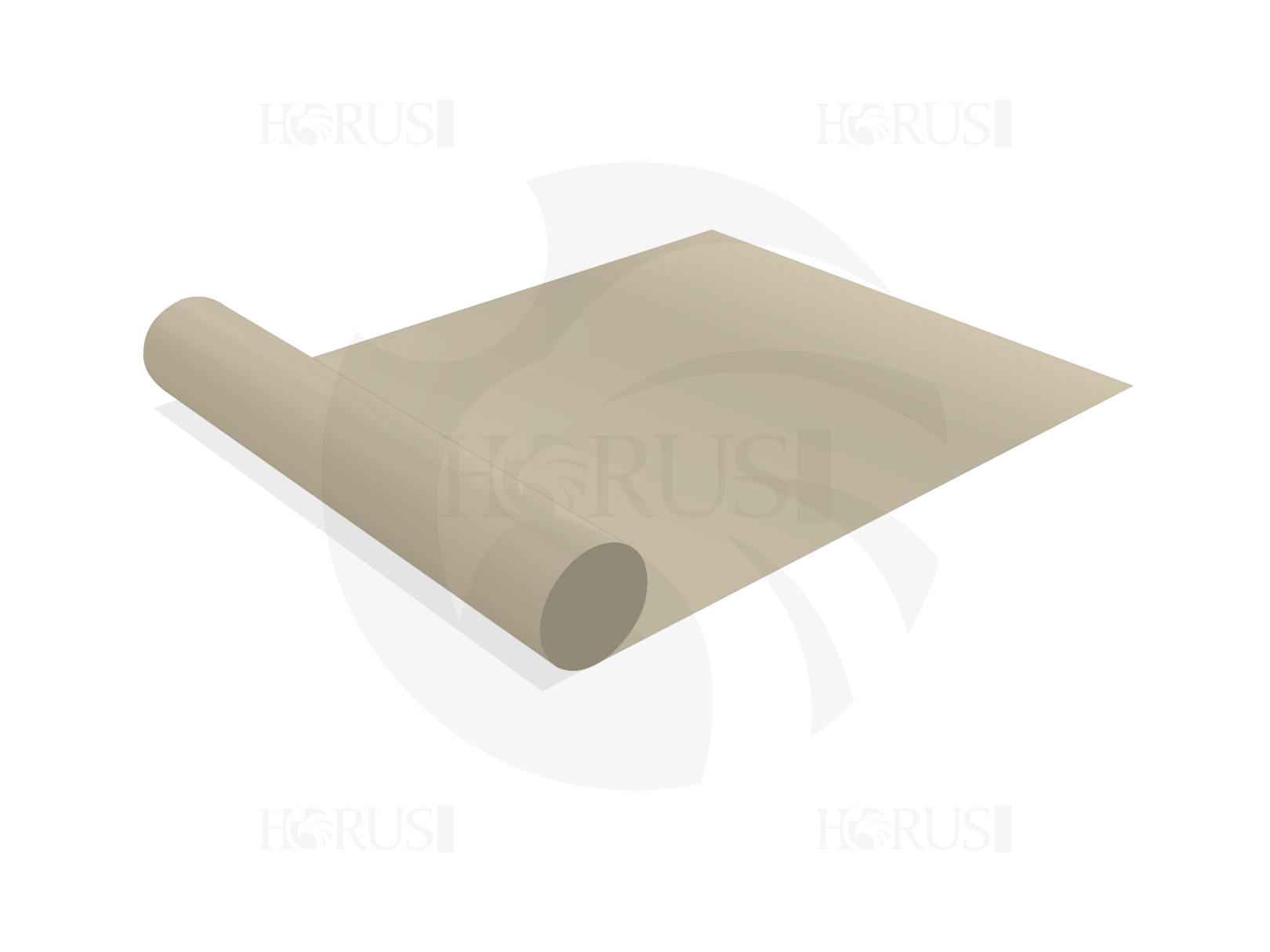 Toile à la coupe - 20m X 2.7m - Membrane PVC 670gr/m² Beige ral 1015