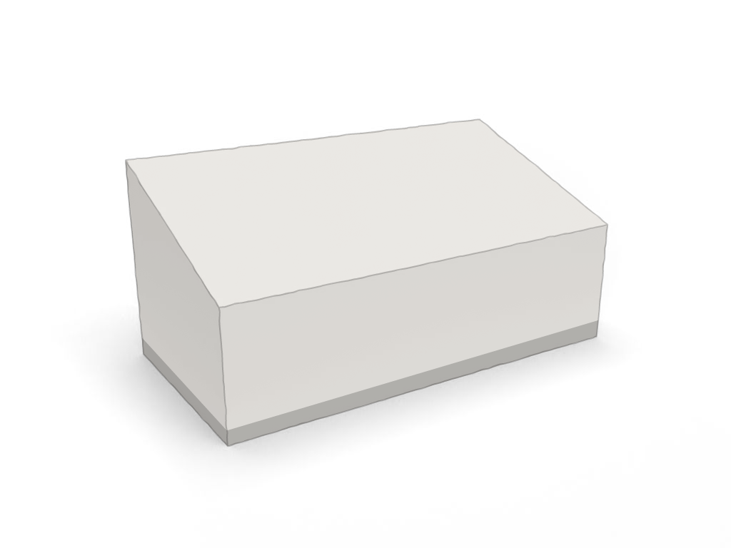 Trapézoïdale en POLY420 Beige