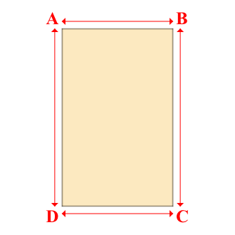 Bâche plate rectangle sur mesure en Membrane PVC 670gr/m² Beige ral 1015 - 5.40x8.64m