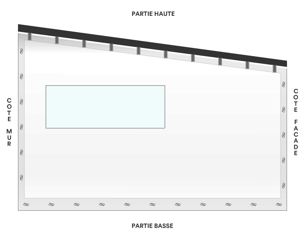 Bâche de façade pour mobil-home