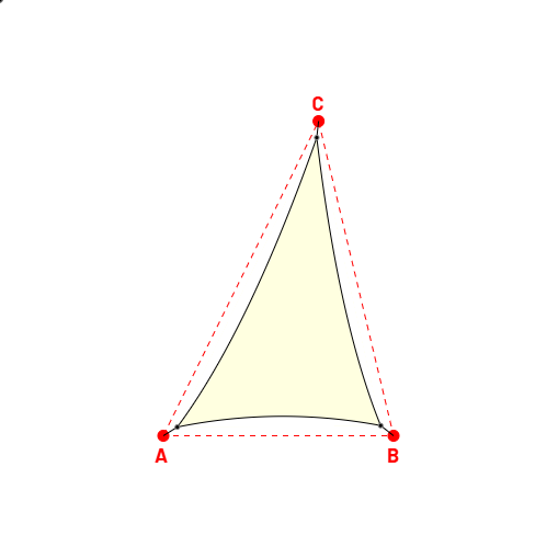 Voile d'ombrage triangle en Soltis Lounge 96 Blanc Cassé 96-1103 - 3,70x5,38x5,86m