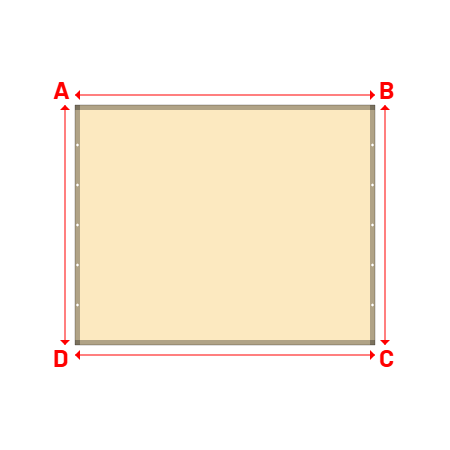 Bâche Rectangle en Protect 670 : La référence en matière de protection étanche Beige ral 1015 - 3.00x2.40m
