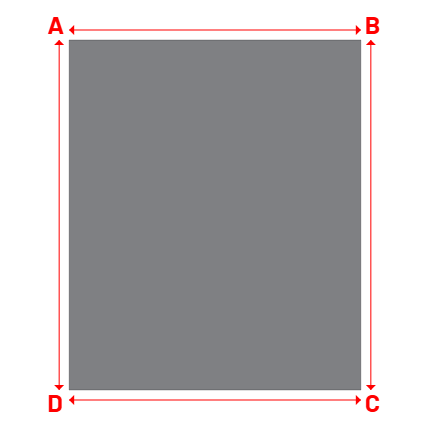 Bâche Rectangle en CoverEco 640 : une bâche simple & efficace Ecolac 640 - 7196 (RAL 7037) - 5.00x6.00m