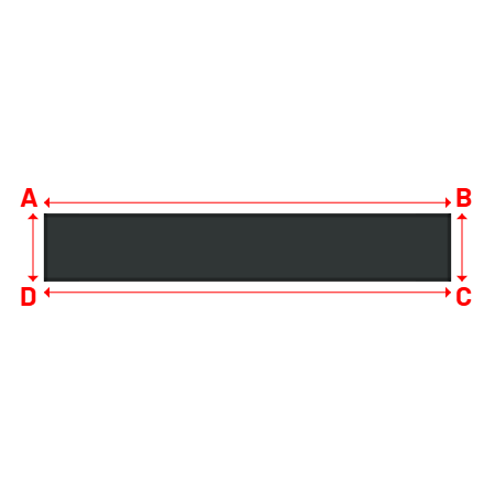 Bâche Rectangle en Protect 670 : La référence en matière de protection étanche Gris anthracite RAL 7016 - 5.71x0.95m